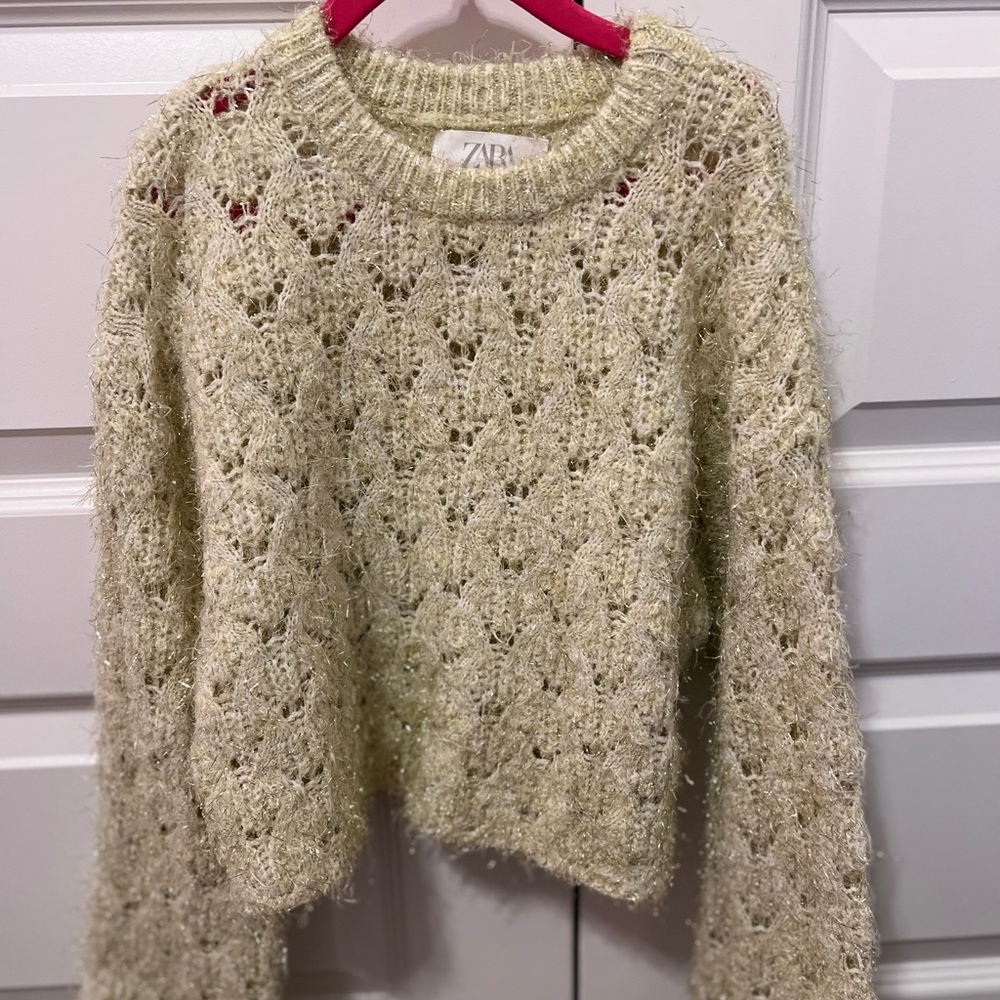 Zara Cream Knit Sweater